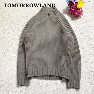 새상품급 TOMORROWLAND SPONDISH MERI 니트 카키