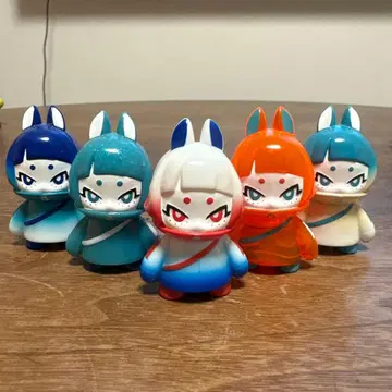 지중 탐사 로봇 덴시코우사기 소프트 비닐 [ 컴플리트 5종 ]