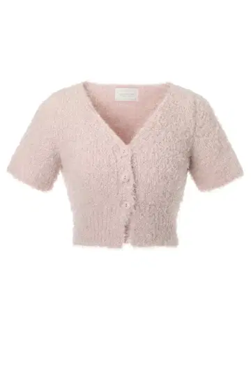 [ threetimes ] 푸들 미니 가디건 핑크