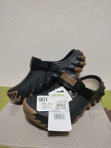 crocs Echo Gum ROC log 클로그 샌들 26cm 블랙