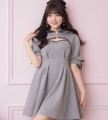 고양이 귀 스웨트 원피스