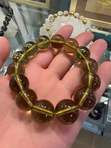 제우스 시트린 스모키 시트린 14mm 고품질