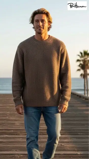 새상품급!/Ron Herman/론 헤르만/니트/캐시미어 100%/M