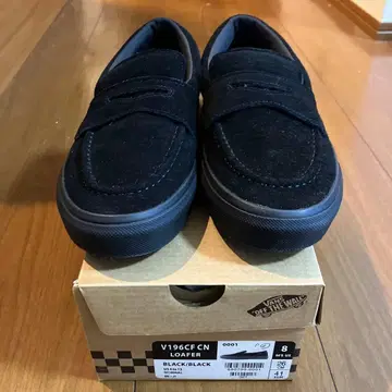 Vans V196CF CN LOAFER 블랙 8 로퍼
