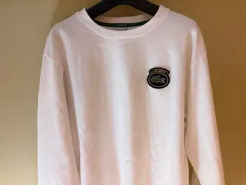 라코스테 긴팔 T셔츠 x BEAMS [ 화이트 / M / 남녀 ]