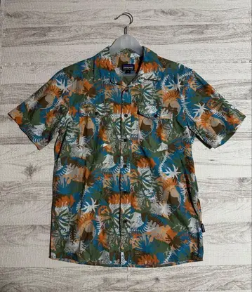 patagonia 파타고니아 트로피컬 패턴 반팔 셔츠 알로하 셔츠