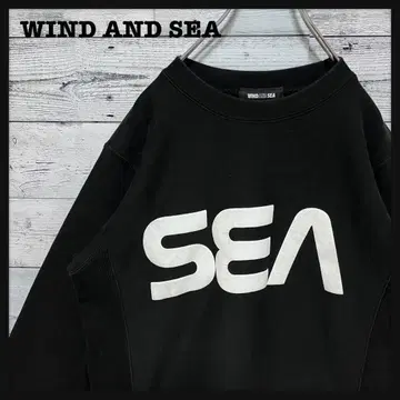 940 [ 인기 ] 윈드앤씨 빅 로고 프린트 맨투맨 구하기 어려움 레어