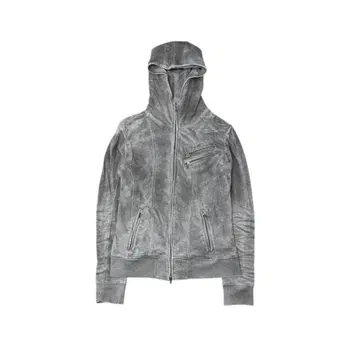 FUGA multi zip faded short foodie