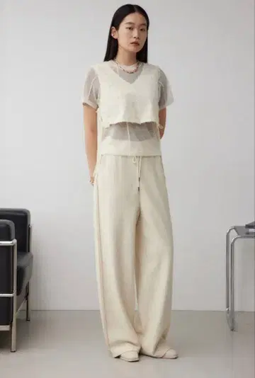 AZUL BY MOUSSY 우라케 와이드 팬츠