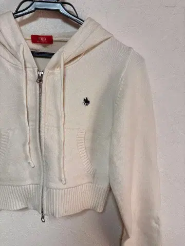 POLOBCS 콜라보 크롭 후드티