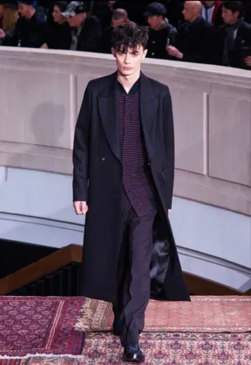 Paul Smith 14AW 블랙 맥시 길이 롱 코트