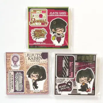 주술회전 젠인 마키 아크릴 스탠드 휴일 방과 후 애프터 파티