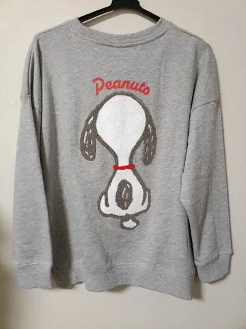 택 포함 미사용품 SNOOPY 스누피 맨투맨 트레이닝복