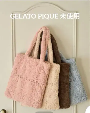 GELATO PIQUE 에코 퍼 토트백 BLU 미사용