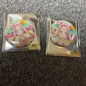 마법사 프리큐어 캔뱃지 하트풀 리본 카페 큐어 페리체