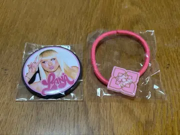 LANA 캡슐 토이 캔뱃지 머리끈