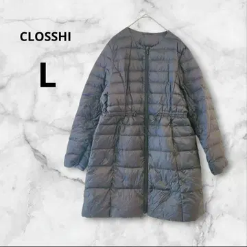 CLOSSHI 크로시 블랙 퀼팅 다운 자켓 L