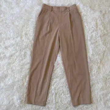 BOSCH 여성용 슬랙스 L 베이지 도쿄 스타일 무지 캐주얼