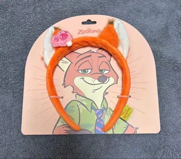 한국 한정판 주토피아 머리띠 닉 MOA 디즈니