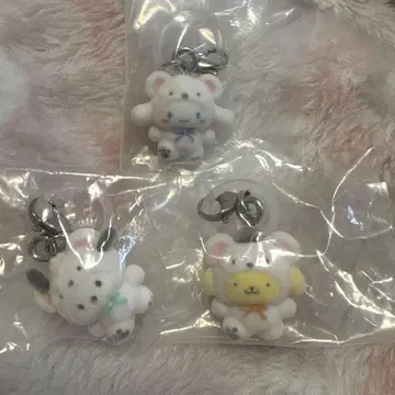 산리오 메지루시 액세서리 복슬복슬 스노우