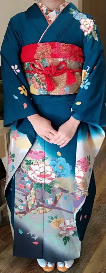 후리소데 풀세트 잡화 포함 성인식 결혼식