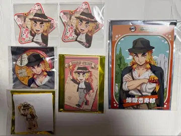 귀멸의 칼날 선샤인 시티 캔뱃지 참