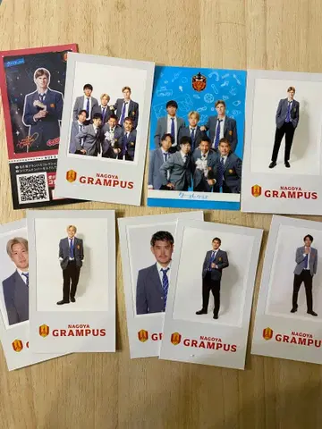 나고야 그램퍼스 시크릿 사진 프레임 카드 가챠 쿨 클래스