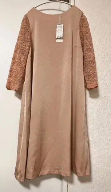 23구! 핑크 베이지 레이스 소매 빅 사이즈 44 자유구 ICB