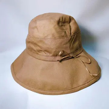 산요 상회 VINVERT 햇 모자 꽃무늬 플라워 디자인 브라운