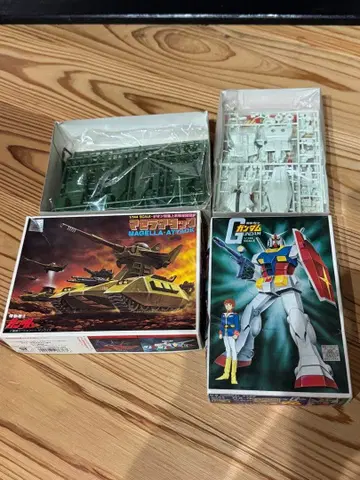 건담 정크 마젤라 어택 내부 가방 미개봉 상자 흠집 찌그러짐 얼룩 있음