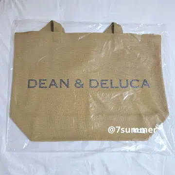 [ 미개봉 새상품 ] DEAN & DELUCA 차리티 토트 카페오레 L