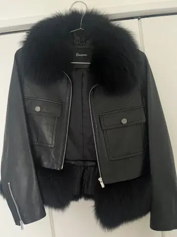 그레이스 콘티넨탈 가죽 퍼 자켓