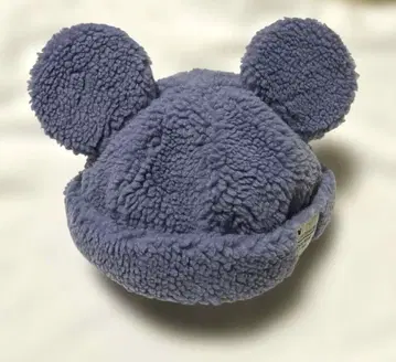 디즈니 미키 귀 달린 보아캡 모자 블루