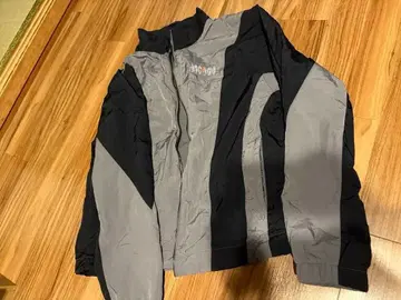 JORDAN 나일론 자켓 그레이/블랙