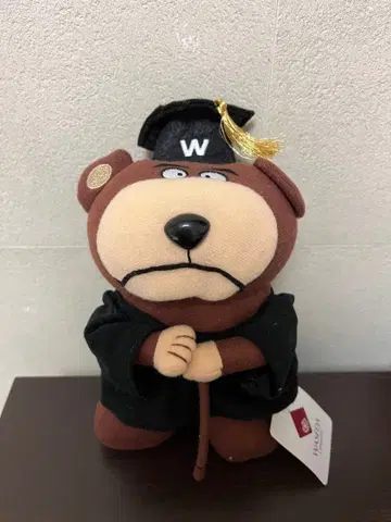 와세다 베어 봉제 인형 택 포함 새상품