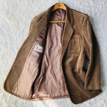 인기 파파스 Papas 테일러드 자켓 코듀로이 실크 혼방 가을/겨울