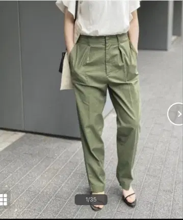 새상품급 백 새틴 이지 카고 팬츠 36