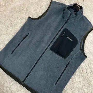 mont-bell 플리스 베스트 톤 다운 블루 XL