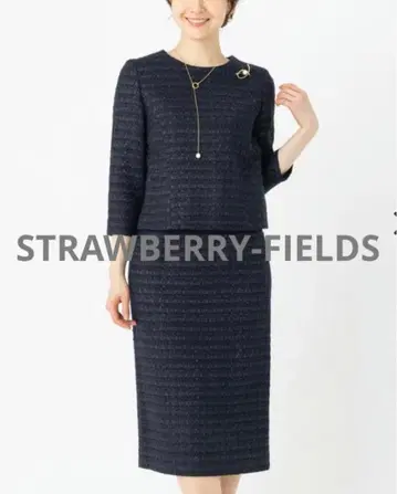 컨디션 최상 STRAWBERRY-FIELDS 프리미엄 수트 비너스 트위드