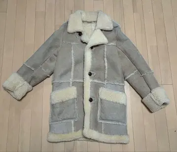 BEAMS 양가죽 자켓 그레이