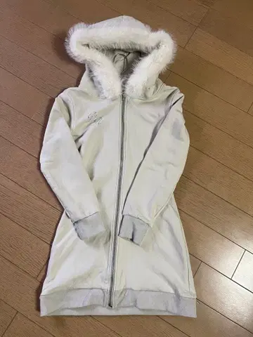 darich 후드퍼 맨투맨 미니 원피스