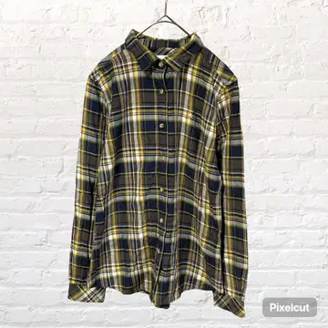 11863 아놀드 파머 클래식 스타일 체크 무늬 셔츠 네이비 M