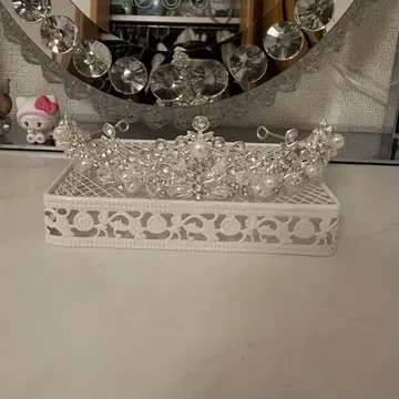 티아라 결혼식 착용컷