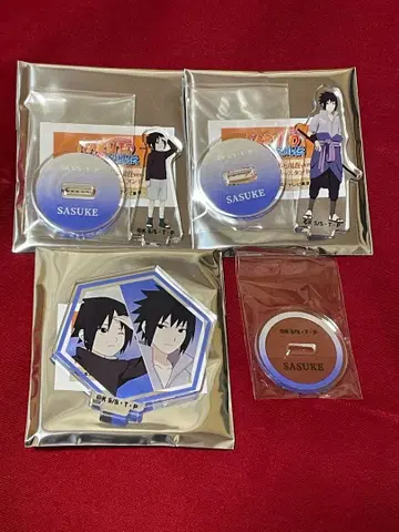 NARUTO 사스케 아크릴 스탠드 3종 세트