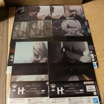 NieR: Automata 제일복권 H상 클리어 파일 6종 8매 세트