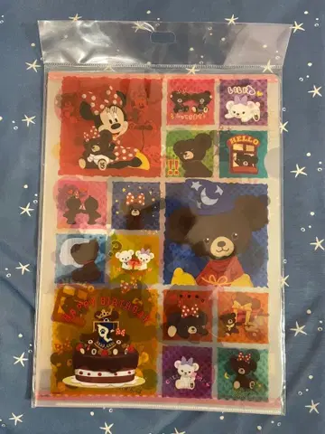 디즈니 클리어 파일 4장 세트