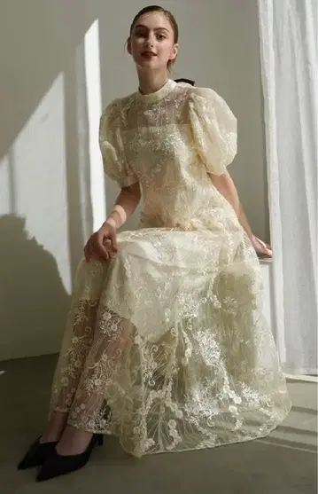 acka lace flare dress size1