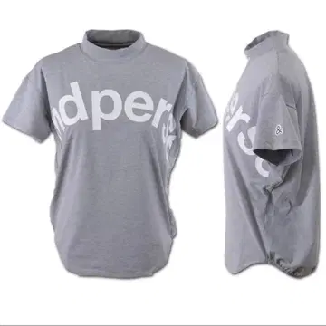 앙파시 반팔 하이넥 셔츠