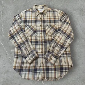 AVIREX 아비렉스 코튼 플란넬 긴팔 셔츠 체크