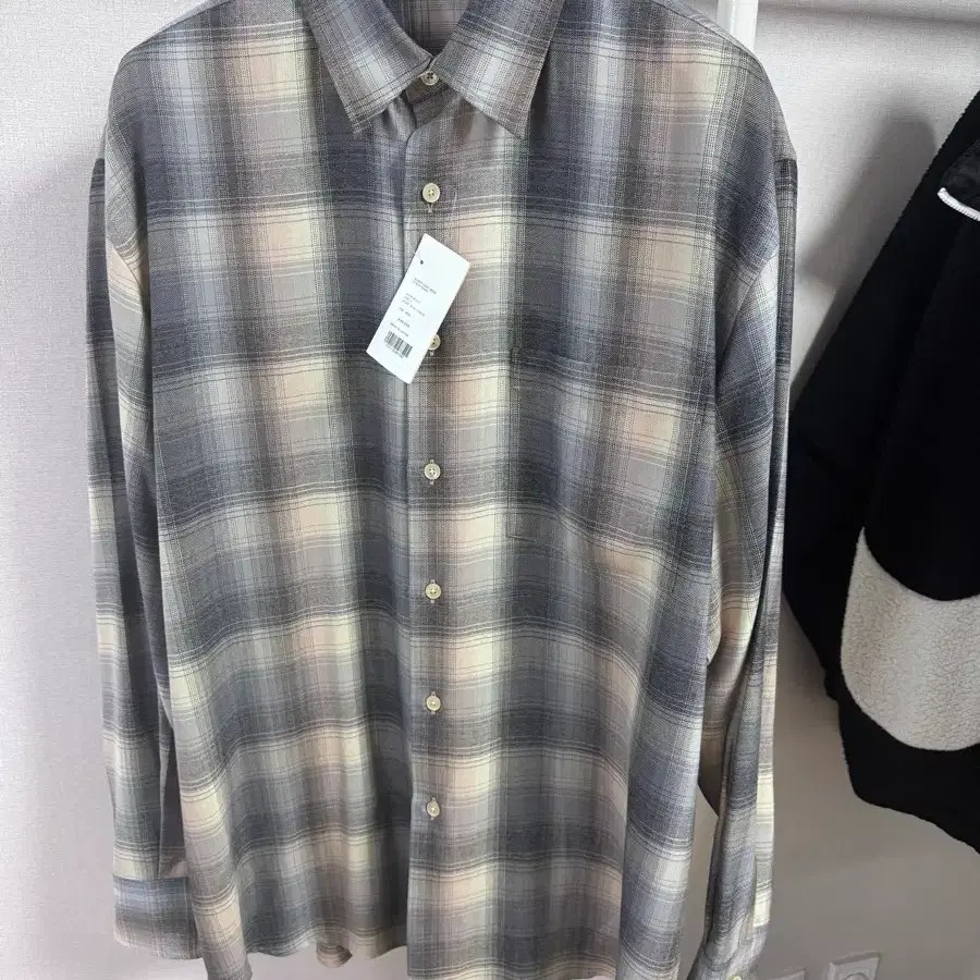 AURALEE | 오라리 Auralee 25ss Brown Grey Check Shirt Size 4 on